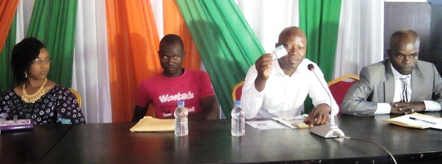 Conférence de presse de la délégation extérieure du Mouvement du Peuple pour le Progrès (MPP) de Guinée en Côte d’ivoire