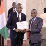 Côte d’Ivoire/Prix national d’excellence 2016 : « seul l’abnégation au  travail paie », estime le lauréat du prix du meilleur Promoteur Immobilier, Siriki Sangaré.