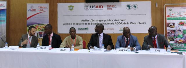 Atelier d’échanges public-privé pour la mise en œuvre de la stratégie nationale AGOA de la Côte d’Ivoire