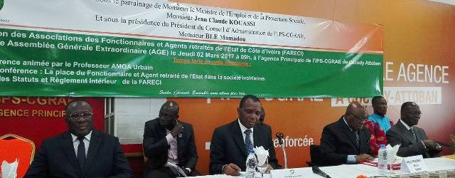 Assemblée Générale Extraordinaire de la FARE-CI (Fédération des  Associations des Retraités de Côte d’Ivoire)