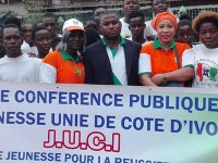 la Jeunesse Unie de Côte d’Ivoire (JUCI) organise une  Grande Conférence Publique La Jeu