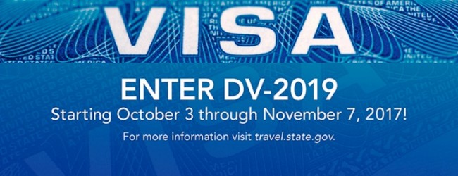 Ouvert le 3 octobre, l’inscription pour la loterie de Visas Diversité (DV) 2019  prend fin le 7 novembre 2017