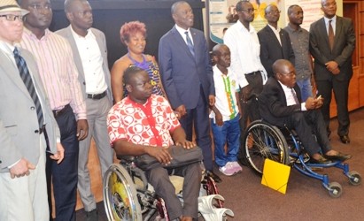 Cérémonie de lancement du projet du projet d’amélioration de l’employabilité de 304 personnes en situation de Handicap par la formation et l’insertion en entreprise.