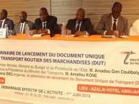 Lancement à Abidjan du Document unique de transport (DUT)