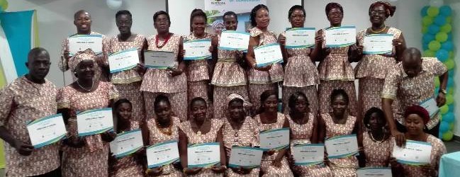 Cérémonie de remise de Diplômes aux étudiants de L’École de leadership des femmes de Fairtrade Africa en Côte d’Ivoire
