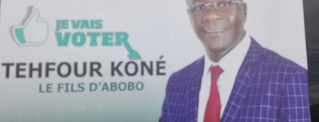 TEHFOUR KONE,candidat indépendant:mes projets pour Abobo