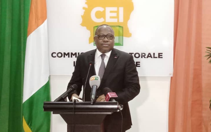 Côte d’Ivoire : Conférence de presse du Président de la Commission Électorale Indépendante (CEI), Coulibaly-Kuibiert Ibrahime