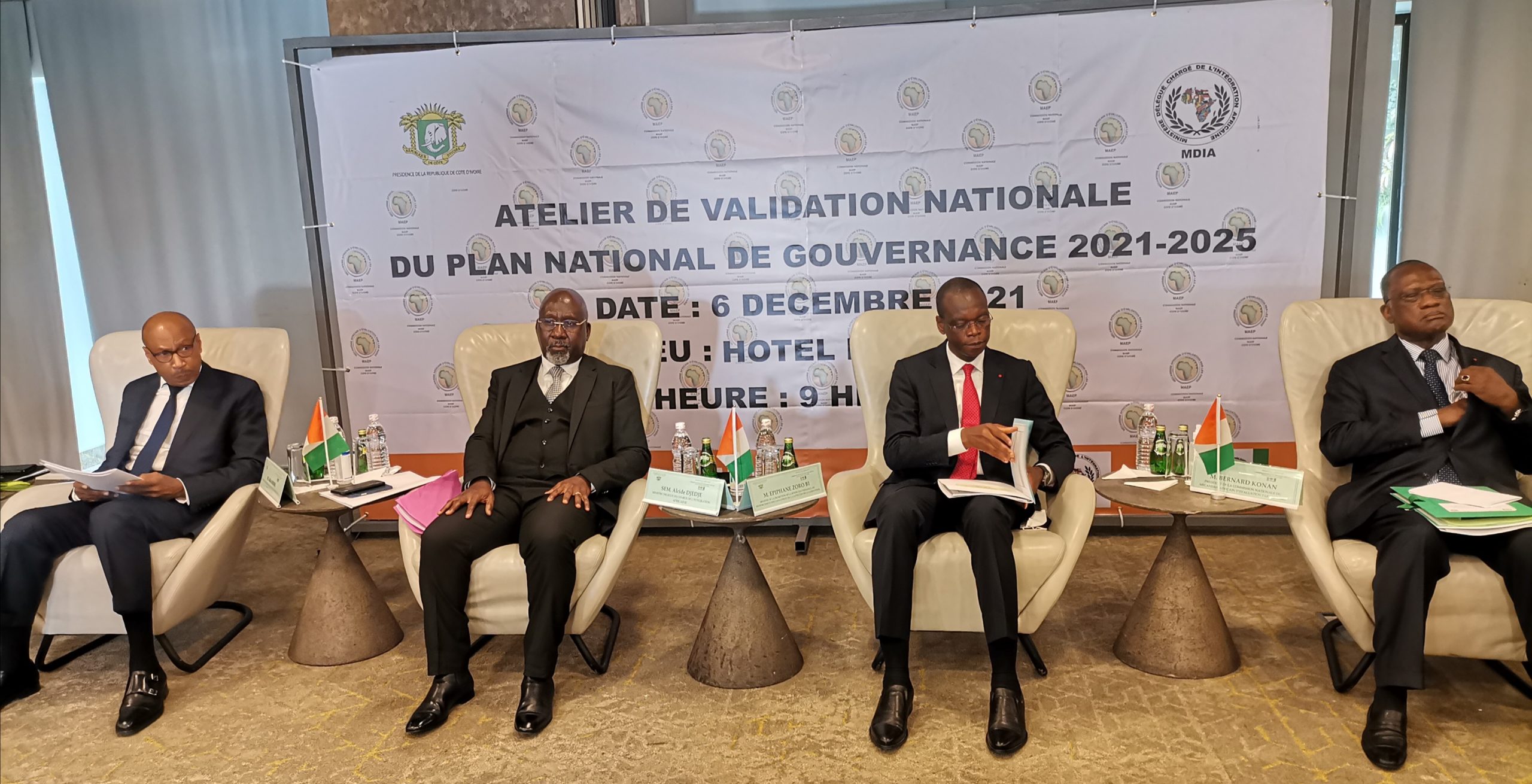 ATELIER DE VALIDATION NATIONALE DU PLAN NATIONAL DE GOUVERNANCE 2021-2025 CÔTE D’IVOIRE
