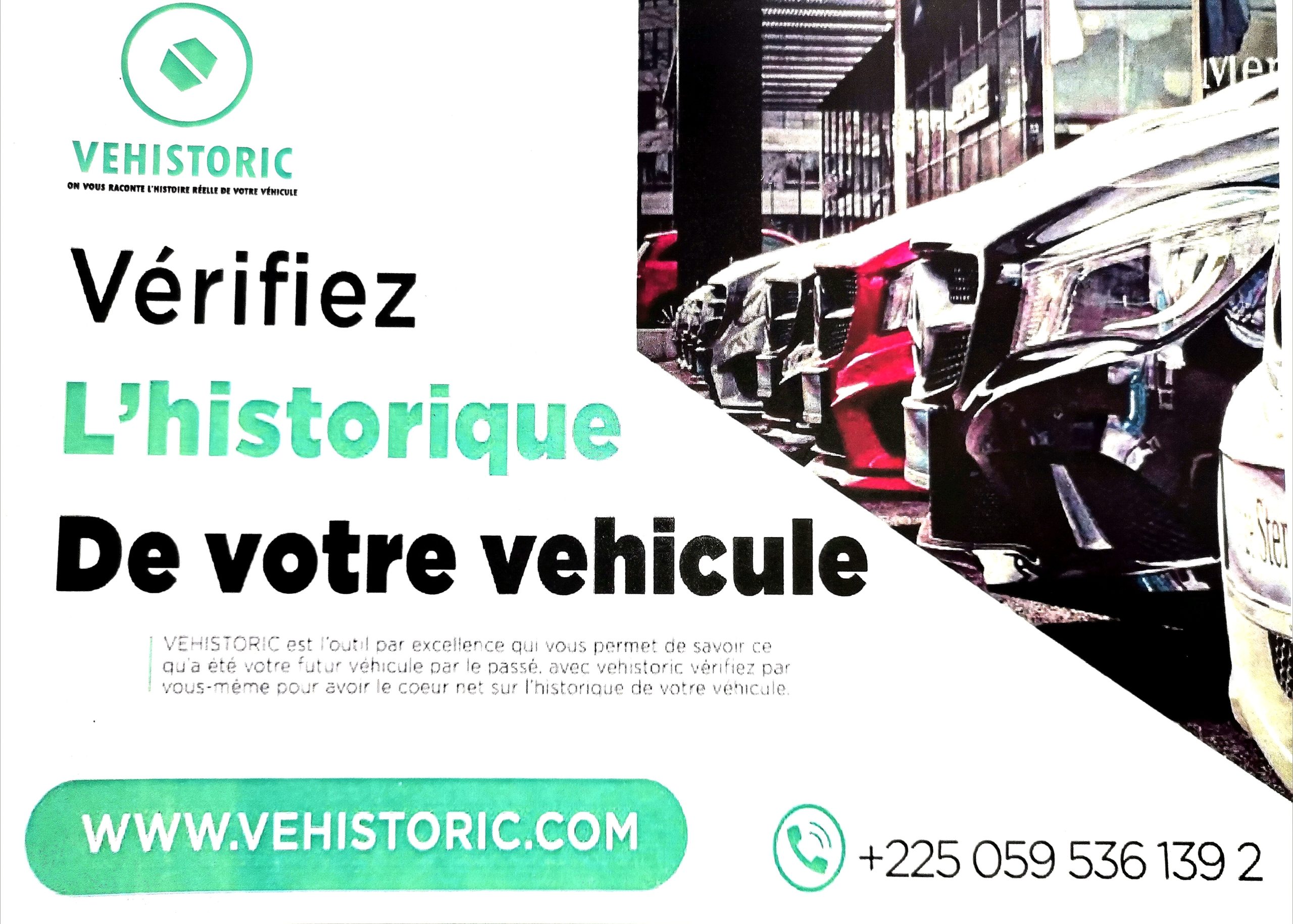 Côte d’Ivoire :Vérifier désormais l’historique de votre véhicule avec www.vehistoric.com