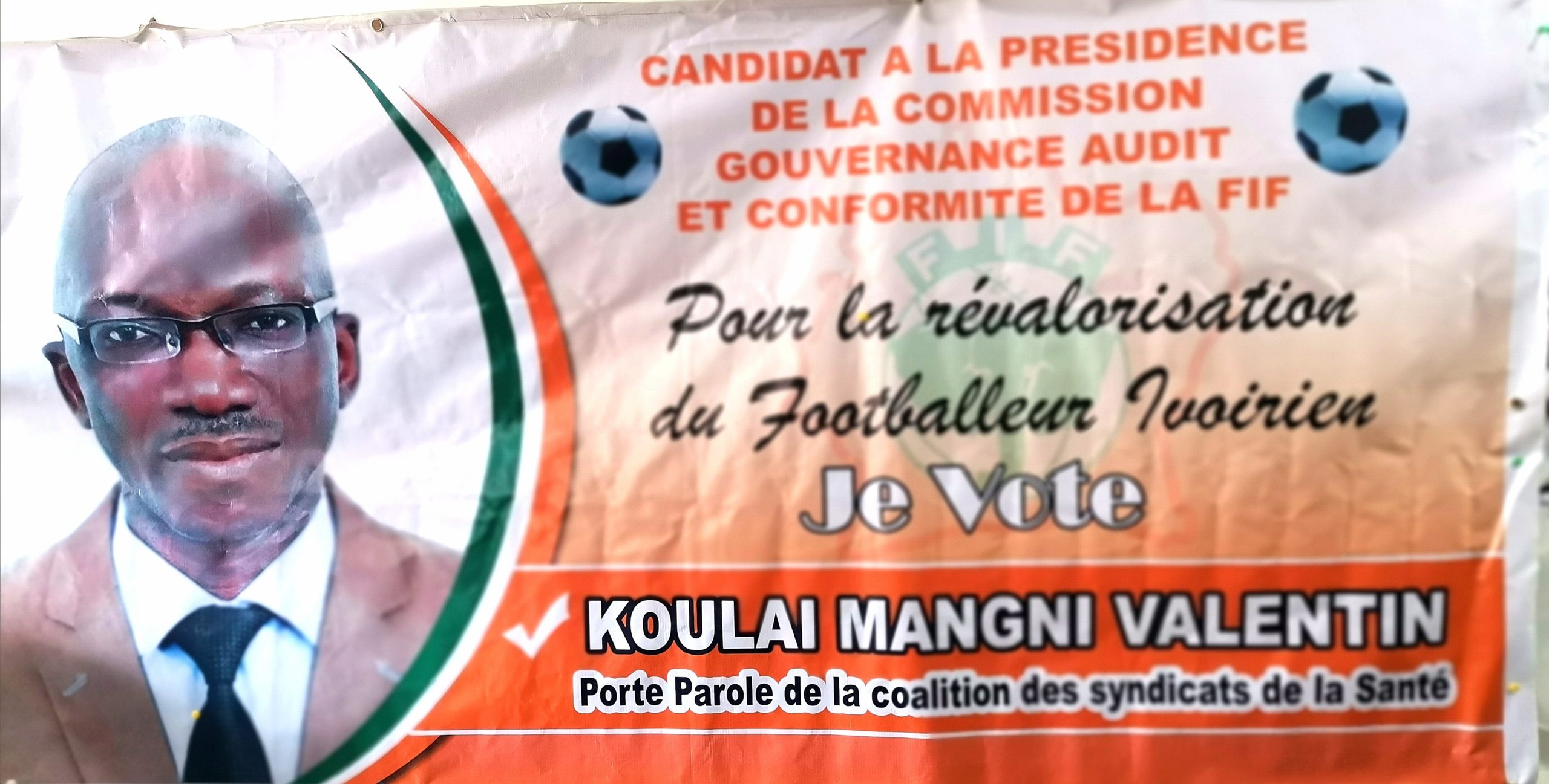 Côte d’Ivoire :Élection à la Présidence de la Commission Audit et Conformité de la FIF, Koulaï Mangni Valentin Candidat présente son programme et plan d’action.