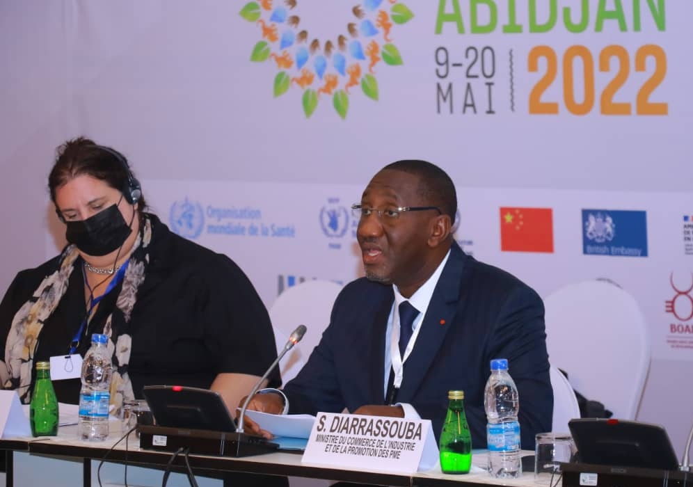 Côte d’Ivoire /Cop15: Discours de Monsieur Souleymane DIARRASSOUBA,Ministre du Commerce, de l’Industrie et de la Promotion des PME au Green Business Forum 