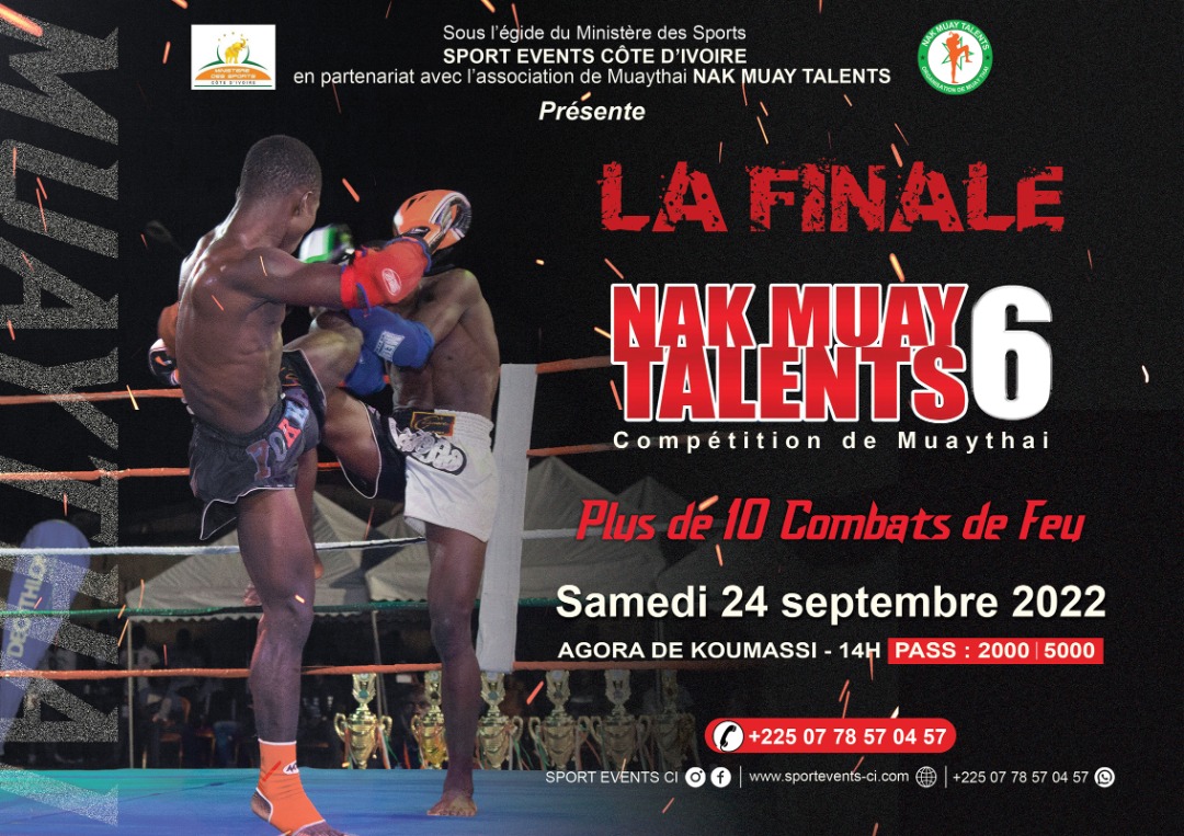 Sports de Combats : La 6e édition de la finale du Nak Muay Talents prévue le 24 septembre prochain