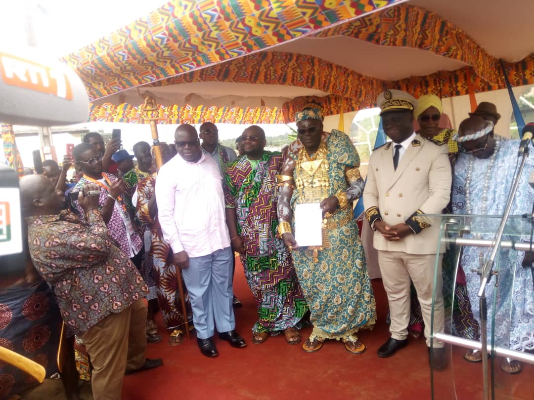 Bingerville : Intronisé chef du village d’Achokoi, Nanan Adam Kouassi décline ses priorités
