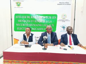 CÔTE D’IVOIRE :ATELIER DE REFLEXION SUR LES « MENACES ET RISQUES A LA SECURITE HUMAINE LIES AUX ELECTIONS LOCALES DE 2023 »