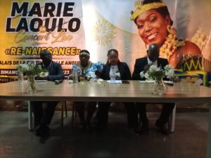 CONFÉRENCE DE PRESSE: Lancement officiel de la sortie du dernier album et du concert de la chantre Marie Laoulo