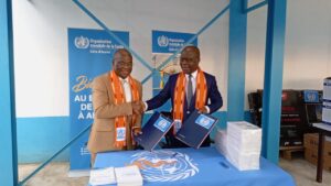 CÔTE D’IVOIRE : « Cérémonie de remise des dons par l’Organisation Mondiale de la Santé au Ministère de la Santé,de l’hygiène publique et de la Couverture Maladie Universelle »