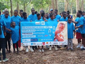 Côte d’Ivoire/Commémoration de la 14ème édition de la Journée mondiale de la Pneumonie 2023:L’ONG AGIS organise la MARCHE BLEUE