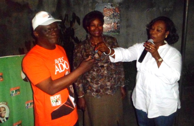 Remise des clés du siège de campagne du RHDP à la DLC d’Attoban-Bonoumin  de Cocody sud