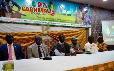 Lancement de la 38ième édition du POPO Carnaval de Bonoua ( 50 km au Sud-est d’Abidjan)